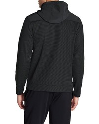 schwarzer Pullover mit einem Kapuze von Eddie Bauer