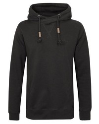 schwarzer Pullover mit einem Kapuze von Eight2Nine