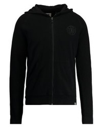 schwarzer Pullover mit einem Kapuze von Element