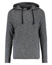 schwarzer Pullover mit einem Kapuze von Esprit