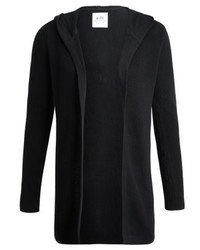 schwarzer Pullover mit einem Kapuze von Esprit