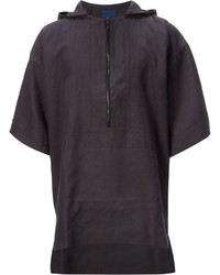 schwarzer Pullover mit einem Kapuze von Etudes Studio