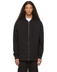 schwarzer Pullover mit einem Kapuze von Faith Connexion