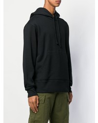 schwarzer Pullover mit einem Kapuze von Acne Studios