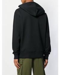 schwarzer Pullover mit einem Kapuze von Acne Studios