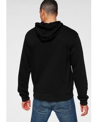 schwarzer Pullover mit einem Kapuze von Fila