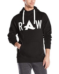 schwarzer Pullover mit einem Kapuze von G-Star RAW