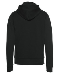 schwarzer Pullover mit einem Kapuze von Gant