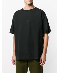 schwarzer Pullover mit einem Kapuze von Acne Studios