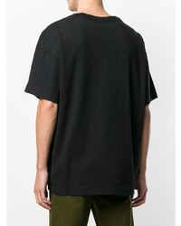 schwarzer Pullover mit einem Kapuze von Acne Studios