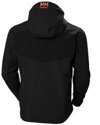 schwarzer Pullover mit einem Kapuze von Helly Hansen