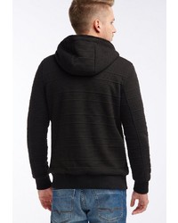 schwarzer Pullover mit einem Kapuze von Homebase