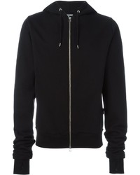 schwarzer Pullover mit einem Kapuze von Hood by Air