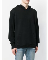 schwarzer Pullover mit einem Kapuze von RtA