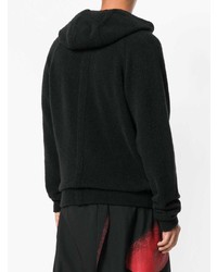 schwarzer Pullover mit einem Kapuze von Isabel Benenato