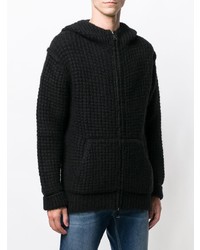schwarzer Pullover mit einem Kapuze von Maison Flaneur