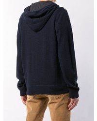 schwarzer Pullover mit einem Kapuze von Vince