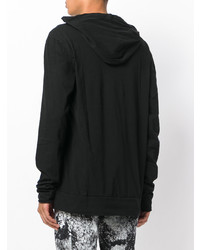 schwarzer Pullover mit einem Kapuze von Lost & Found Rooms