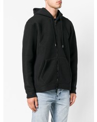 schwarzer Pullover mit einem Kapuze von Diesel