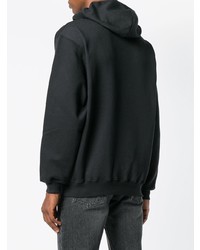 schwarzer Pullover mit einem Kapuze von Balenciaga