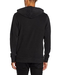 schwarzer Pullover mit einem Kapuze von Jack & Jones