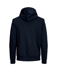 schwarzer Pullover mit einem Kapuze von Jack & Jones