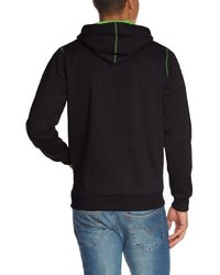 schwarzer Pullover mit einem Kapuze von Jako