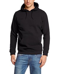 schwarzer Pullover mit einem Kapuze von Jako