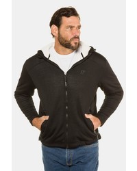 schwarzer Pullover mit einem Kapuze von JP1880