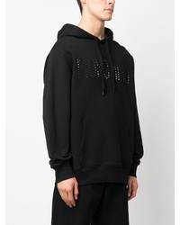 schwarzer Pullover mit einem Kapuze von Moschino