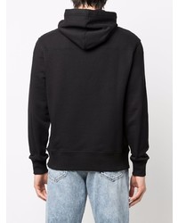 schwarzer Pullover mit einem Kapuze von Calvin Klein Jeans