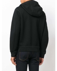 schwarzer Pullover mit einem Kapuze von DSQUARED2