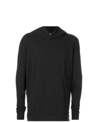 schwarzer Pullover mit einem Kapuze von Lost & Found Rooms