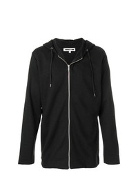 schwarzer Pullover mit einem Kapuze von McQ Alexander McQueen