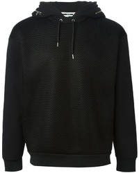 schwarzer Pullover mit einem Kapuze von McQ by Alexander McQueen