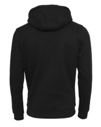 schwarzer Pullover mit einem Kapuze von MisterTee