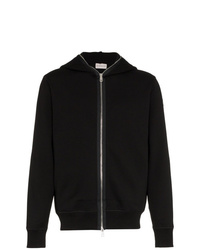 schwarzer Pullover mit einem Kapuze von Moncler