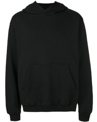 schwarzer Pullover mit einem Kapuze von MSGM