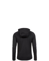 schwarzer Pullover mit einem Kapuze von Nike