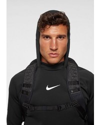 schwarzer Pullover mit einem Kapuze von Nike