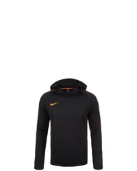 schwarzer Pullover mit einem Kapuze von Nike