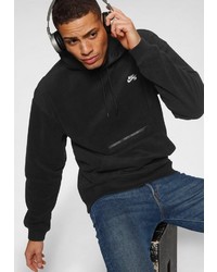 schwarzer Pullover mit einem Kapuze von Nike SB