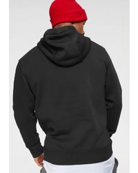 schwarzer Pullover mit einem Kapuze von Nike Sportswear