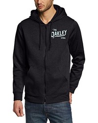 schwarzer Pullover mit einem Kapuze von Oakley
