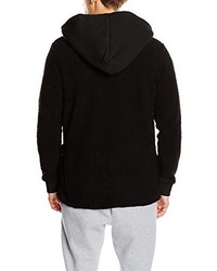 schwarzer Pullover mit einem Kapuze von OnePiece