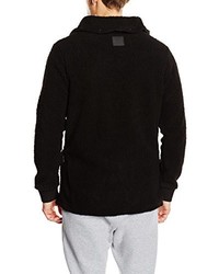 schwarzer Pullover mit einem Kapuze von OnePiece