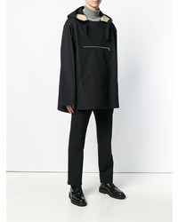 schwarzer Pullover mit einem Kapuze von Jil Sander