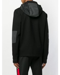 schwarzer Pullover mit einem Kapuze von Karl Lagerfeld