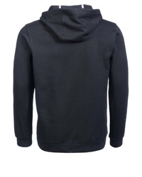 schwarzer Pullover mit einem Kapuze von Peak