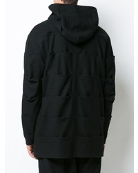 schwarzer Pullover mit einem Kapuze von Private Stock